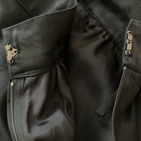 RAFFINÉ Vintage Silhouette Midi-Length Skirt, Silk Blend, Handsewn/Tailored SM - Picture 5 of 16